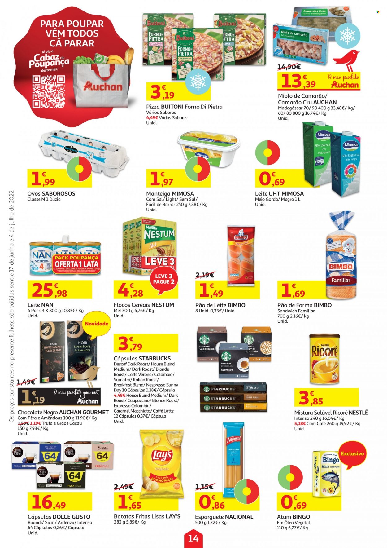 Folheto Auchan - 17.6.2022 - 4.7.2022. Página 14.