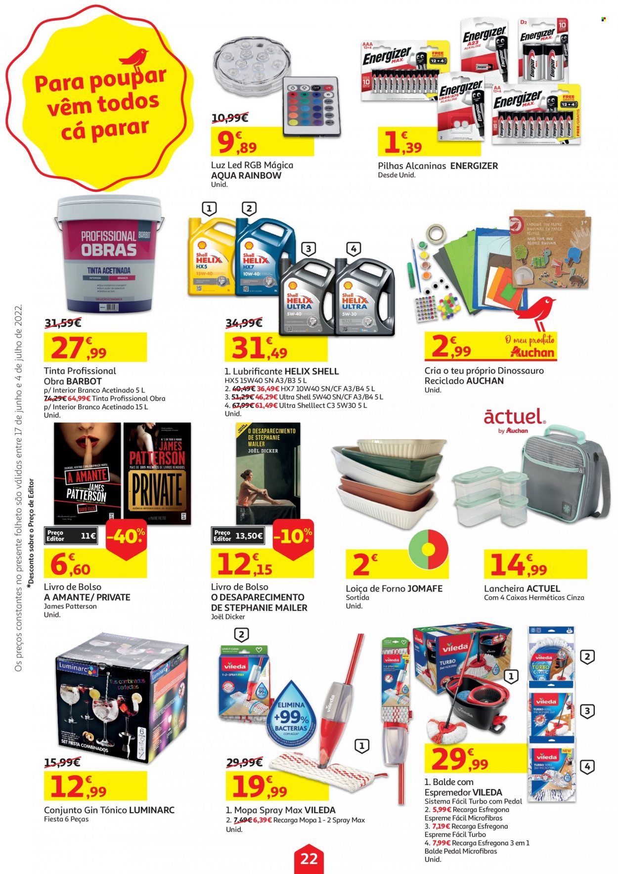 Folheto Auchan - 17.6.2022 - 4.7.2022. Página 22.