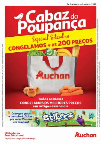 Folheto Auchan - 6.9.2022 - 6.10.2022.