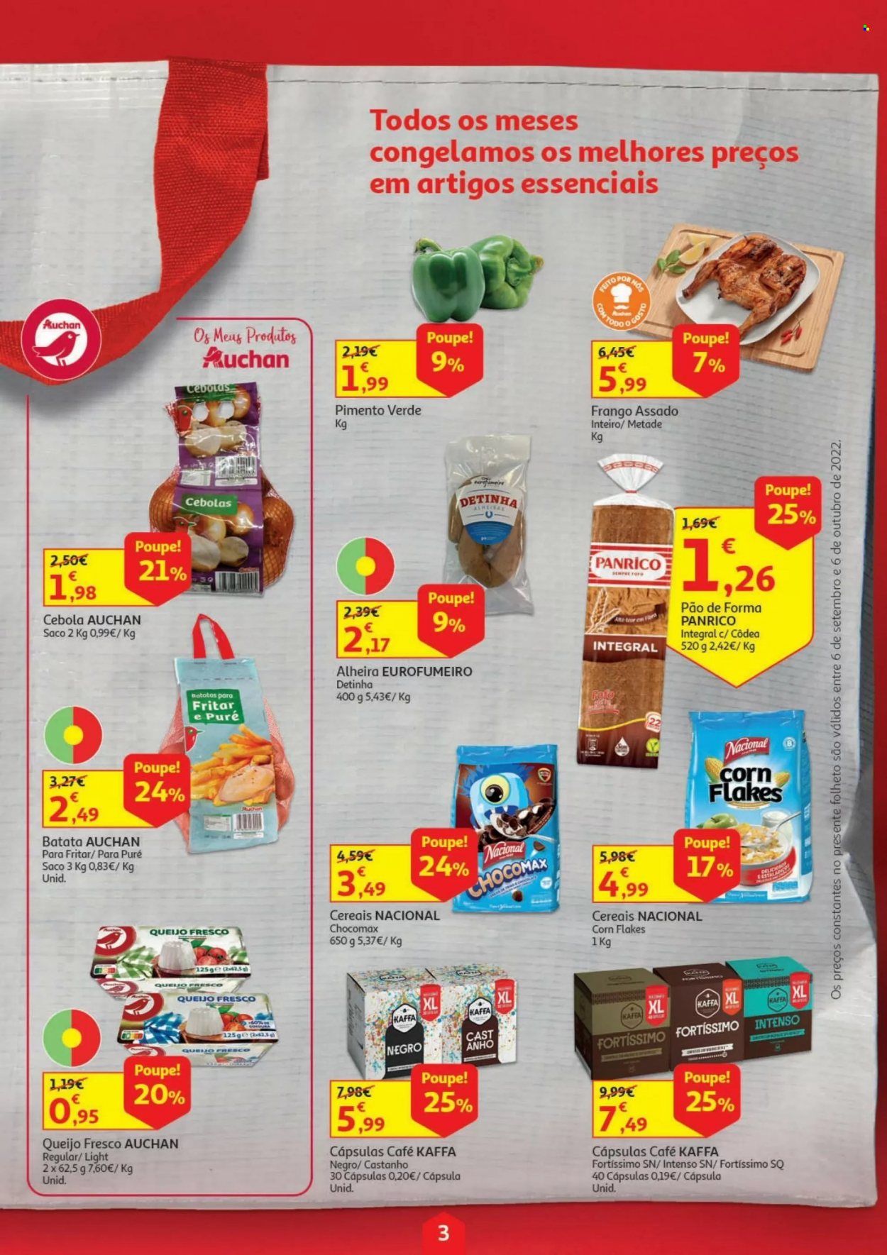 Folheto Auchan - 6.9.2022 - 6.10.2022. Página 3.