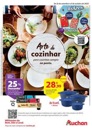 Folheto Auchan - Cozinhar com Prazer
