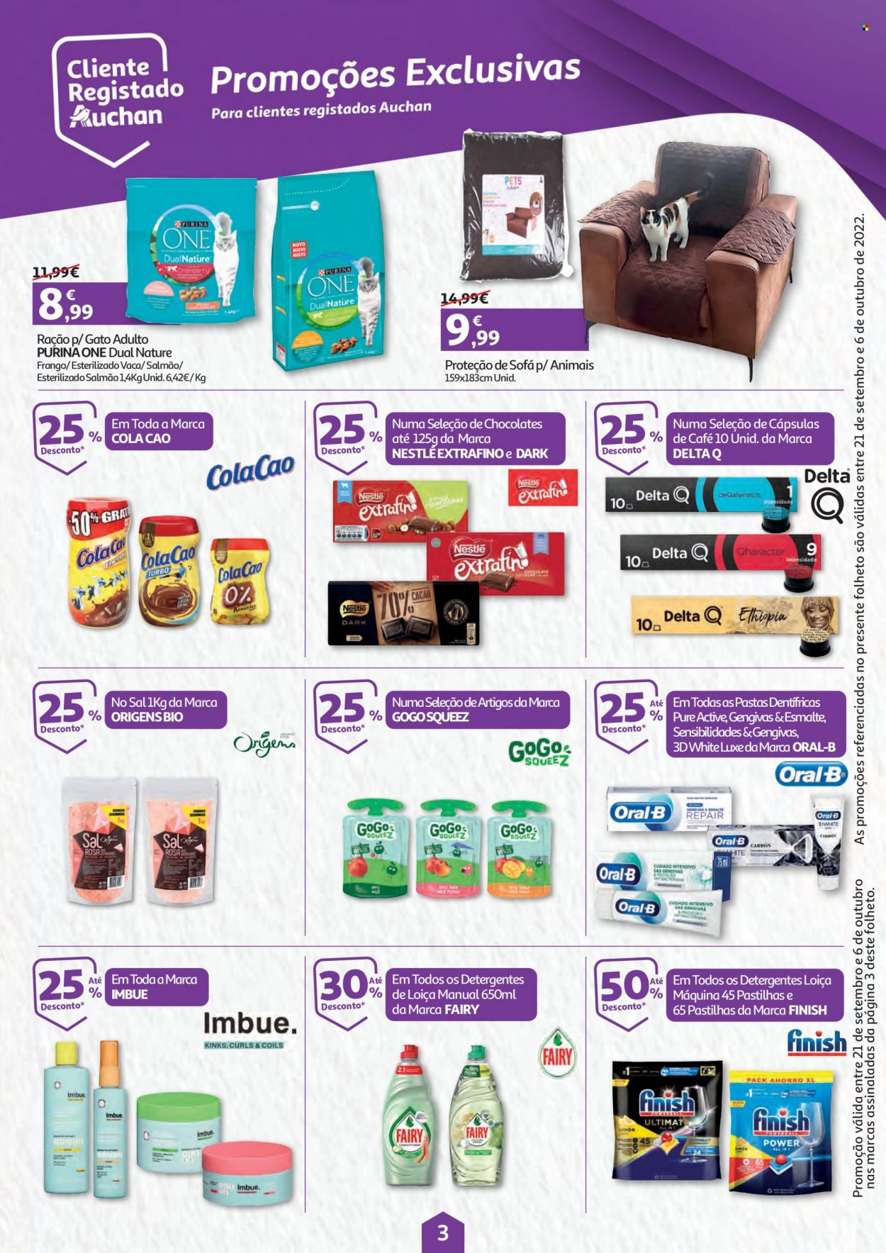 Folheto Auchan - 21.9.2022 - 6.10.2022. Página 3.
