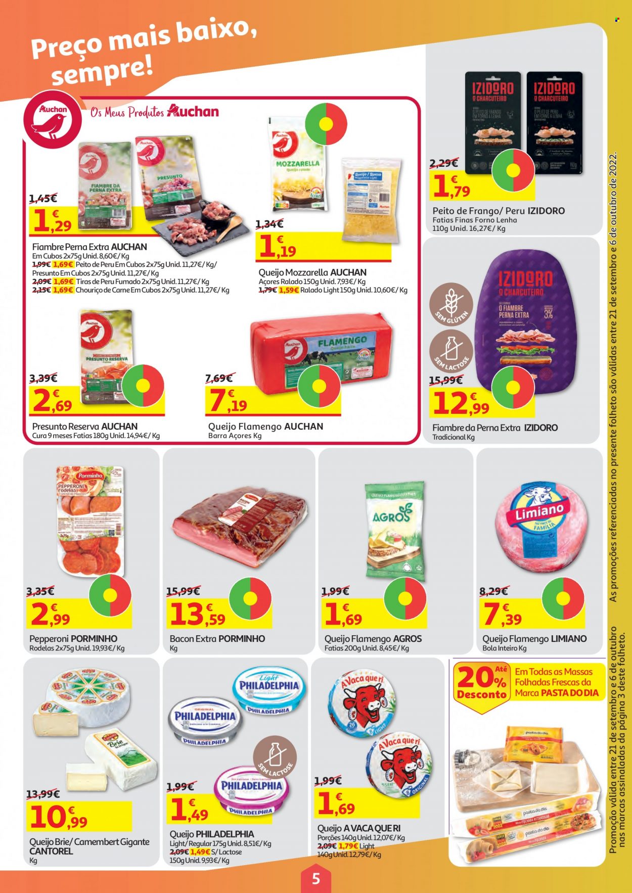 Folheto Auchan - 21.9.2022 - 6.10.2022. Página 5.