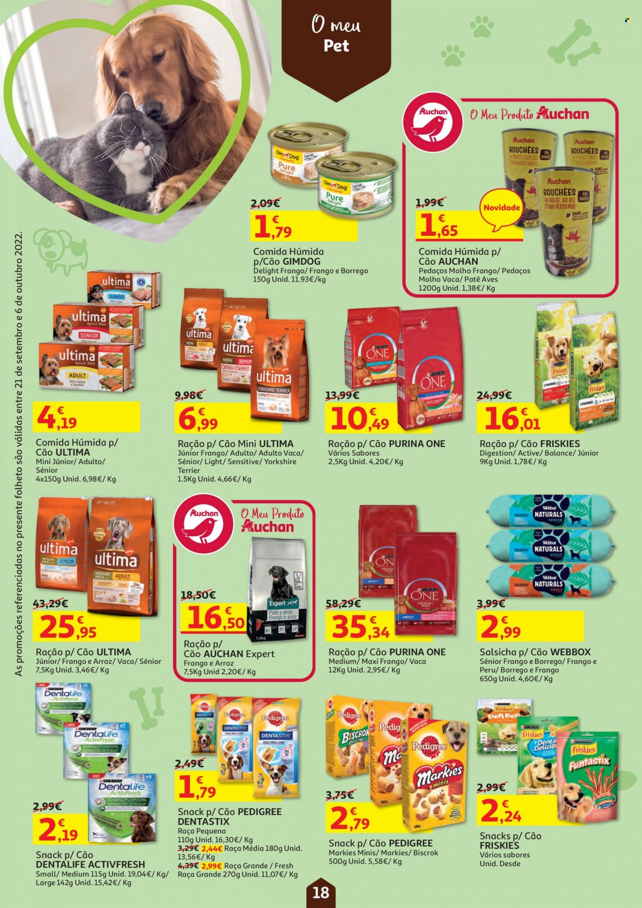 Folheto Auchan - 21.9.2022 - 6.10.2022. Página 18.