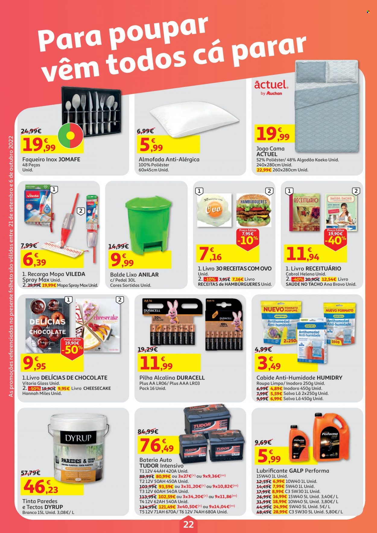 Folheto Auchan - 21.9.2022 - 6.10.2022. Página 22.