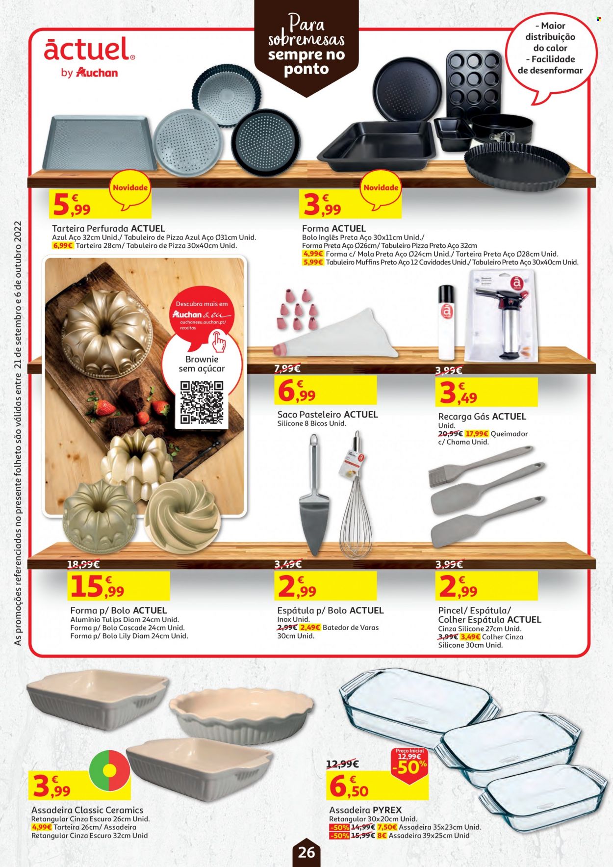 Folheto Auchan - 21.9.2022 - 6.10.2022. Página 26.