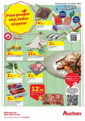 Folheto Auchan - 28.9.2022 - 4.10.2022.