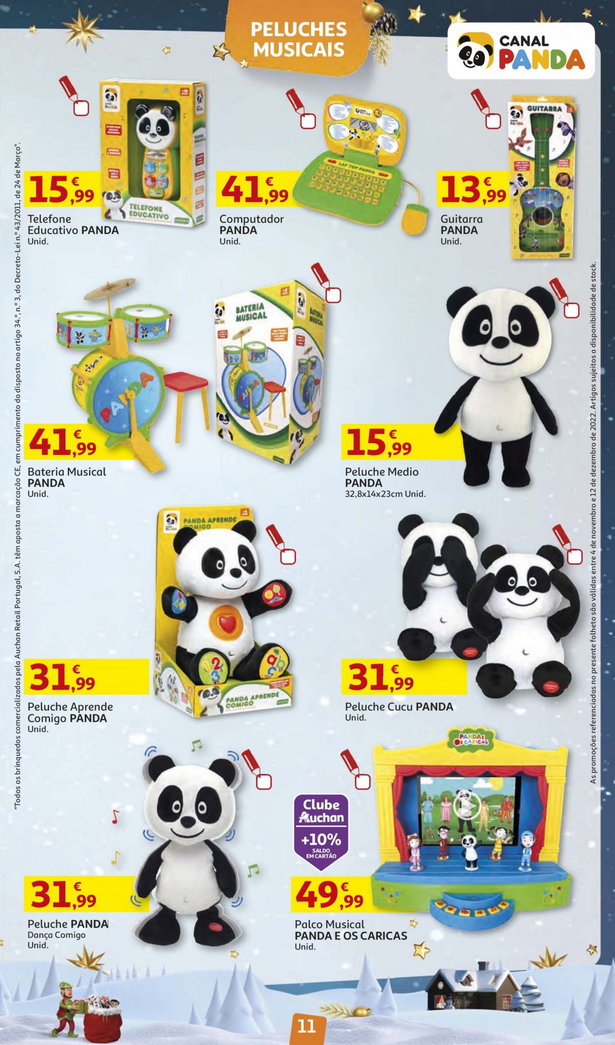Folheto Auchan - 4.11.2022 - 12.12.2022. Página 11.