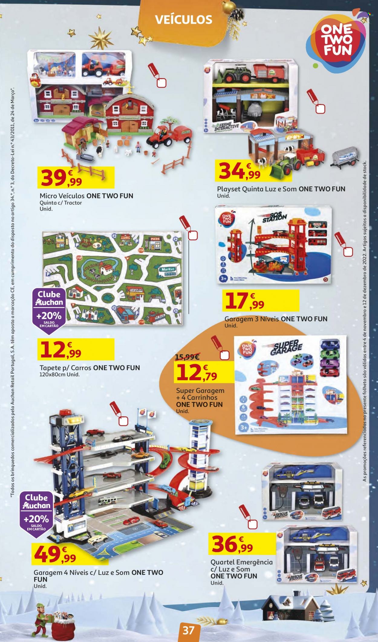 Folheto Auchan - 4.11.2022 - 12.12.2022. Página 37.