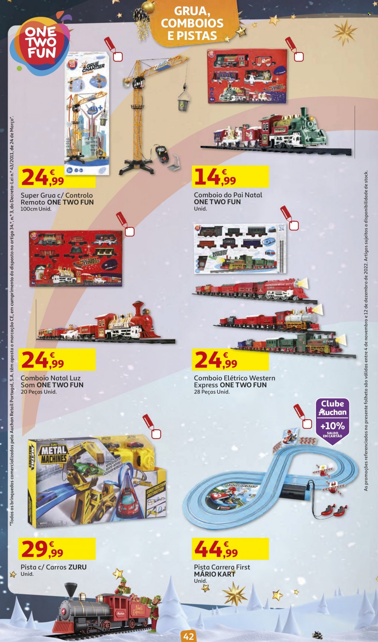 Folheto Auchan - 4.11.2022 - 12.12.2022. Página 42.