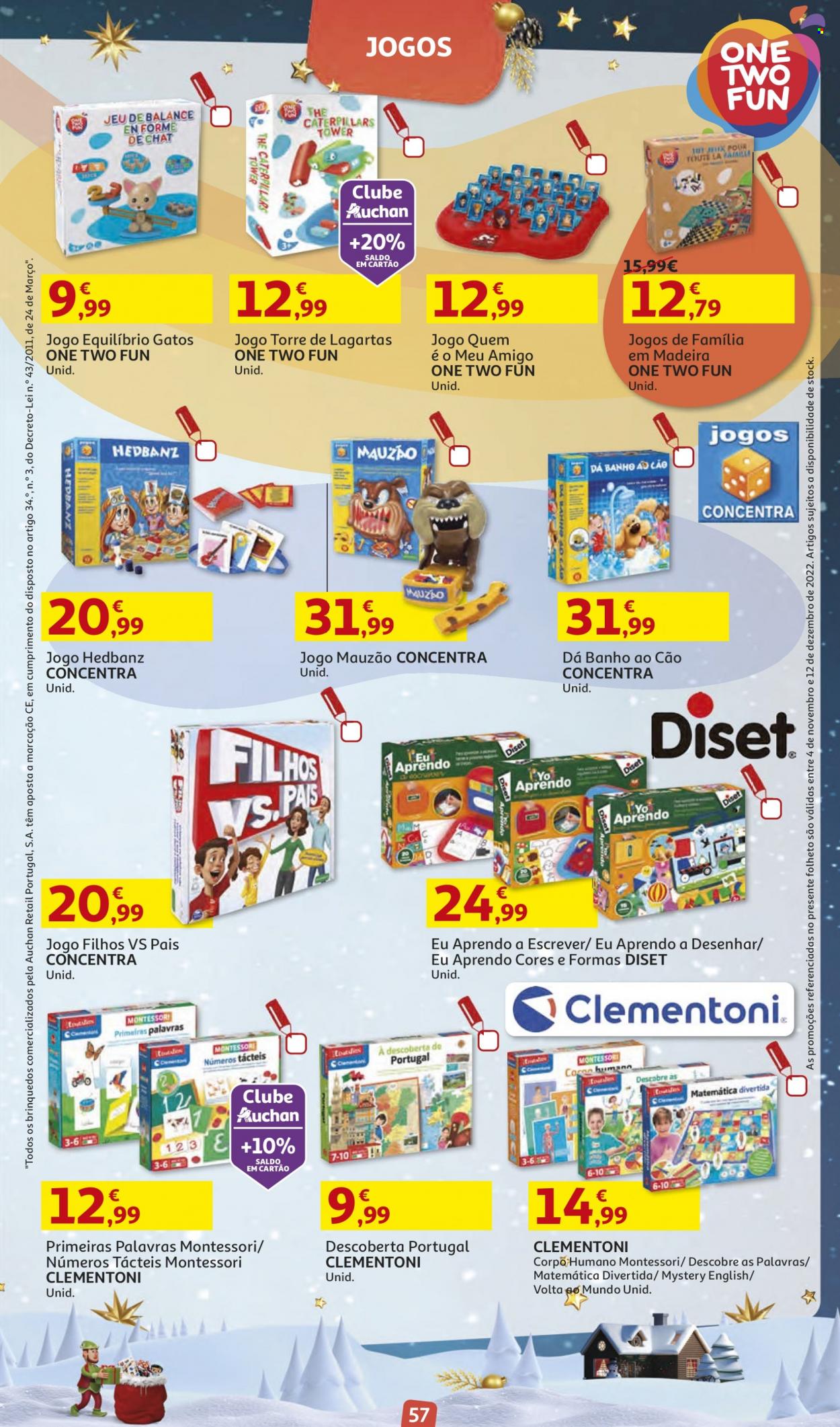 Folheto Auchan - 4.11.2022 - 12.12.2022. Página 57.