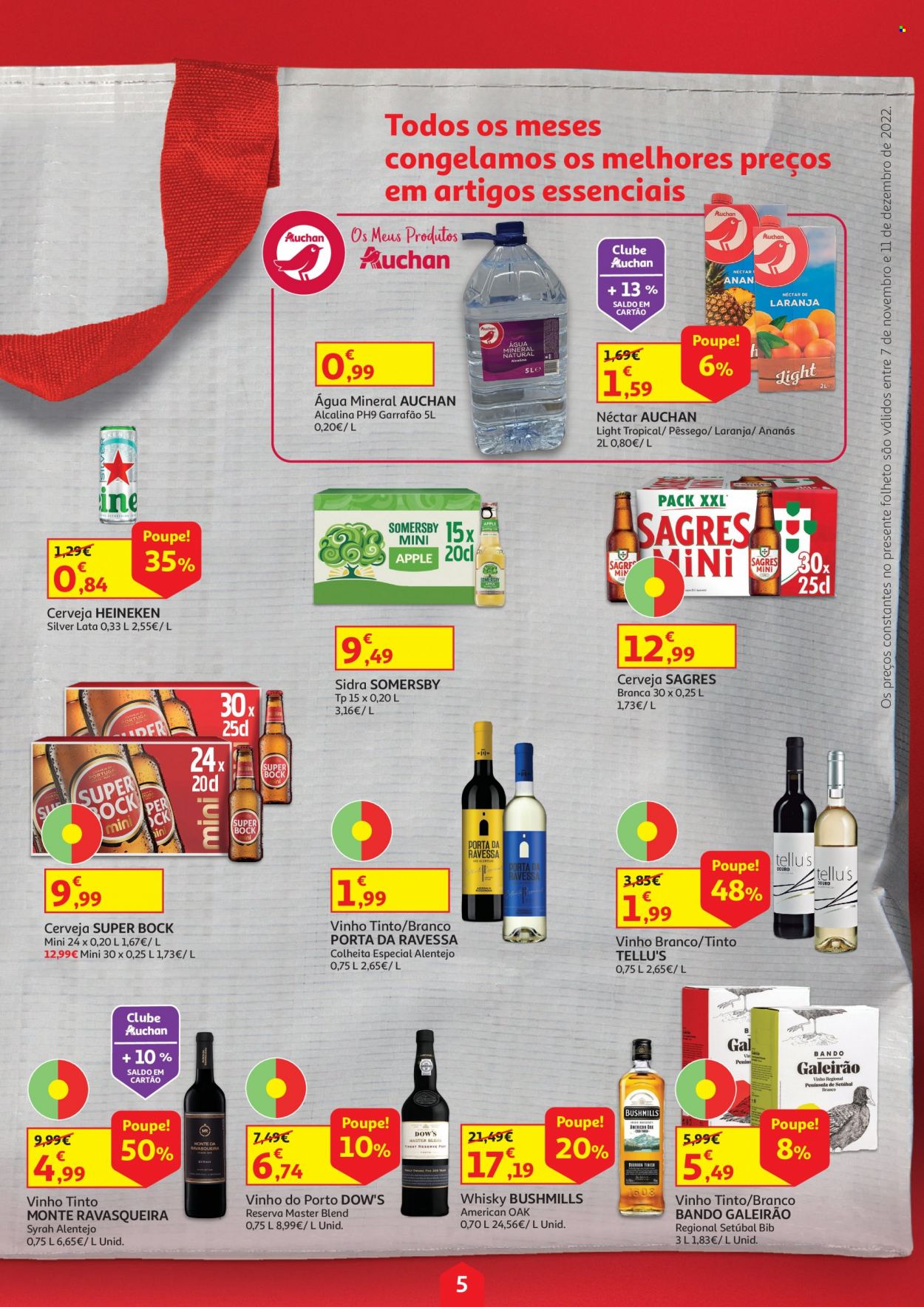 Folheto Auchan - 7.11.2022 - 11.12.2022. Página 5.