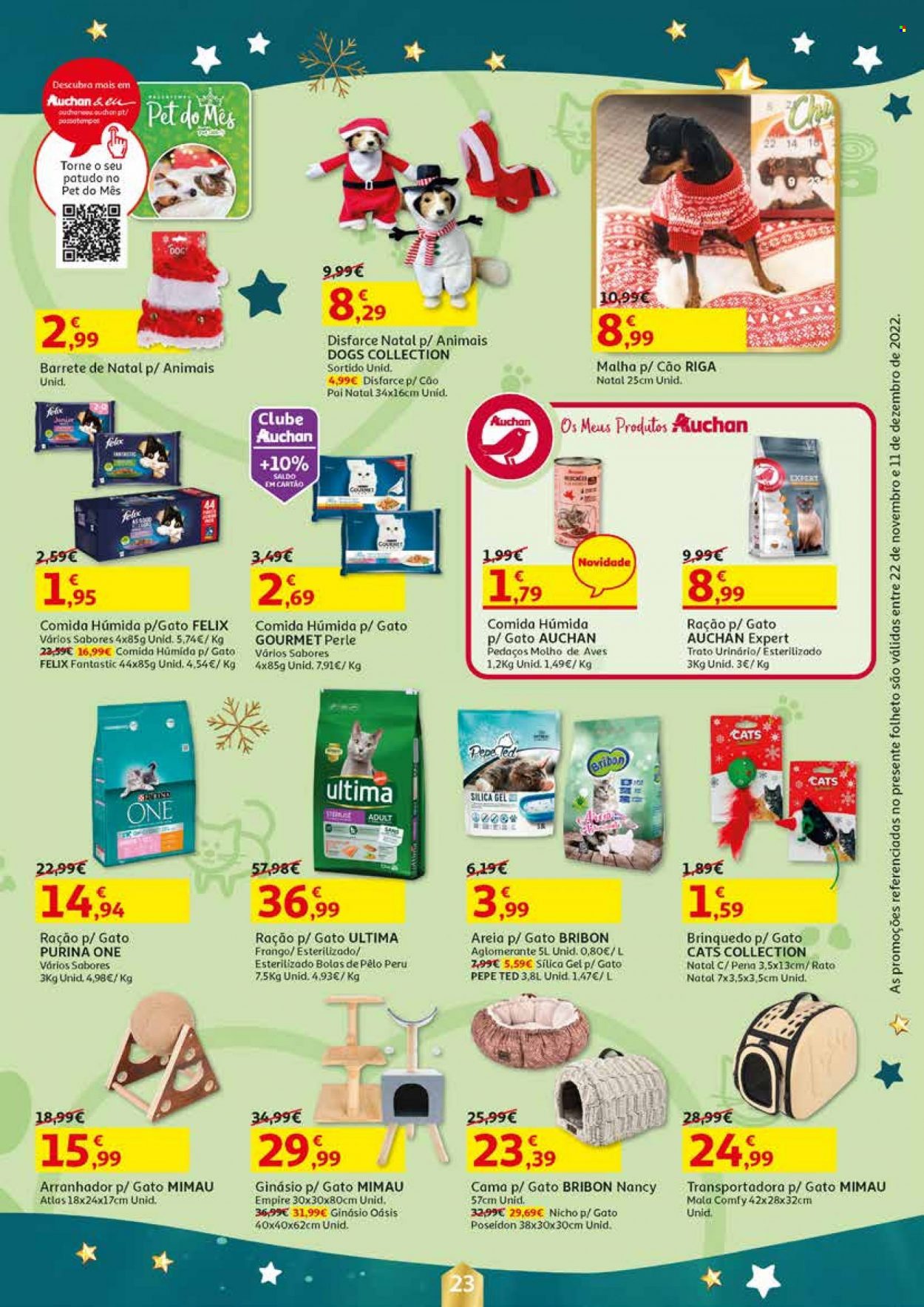 Folheto Auchan - 22.11.2022 - 11.12.2022. Página 23.