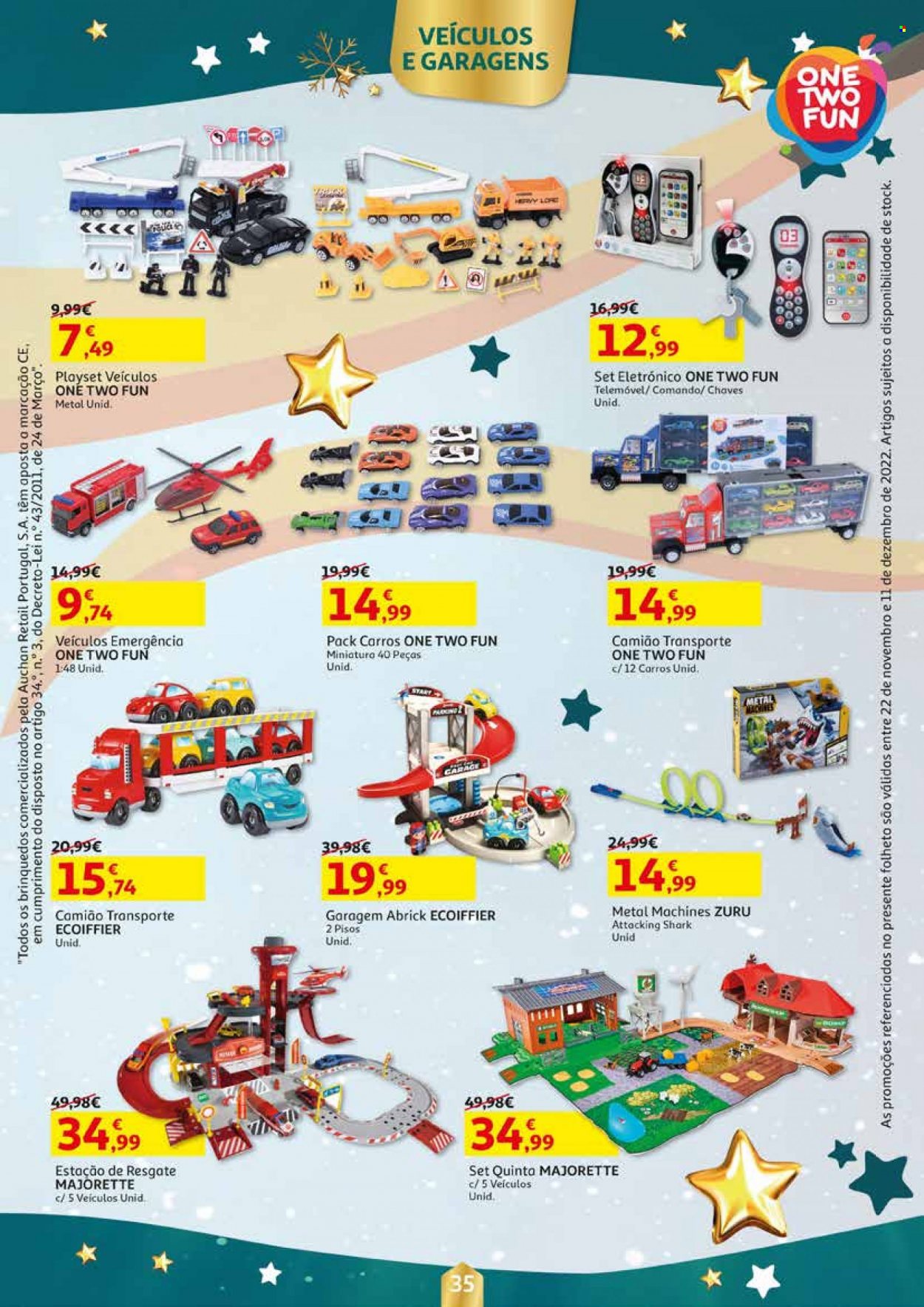 Folheto Auchan - 22.11.2022 - 11.12.2022. Página 35.