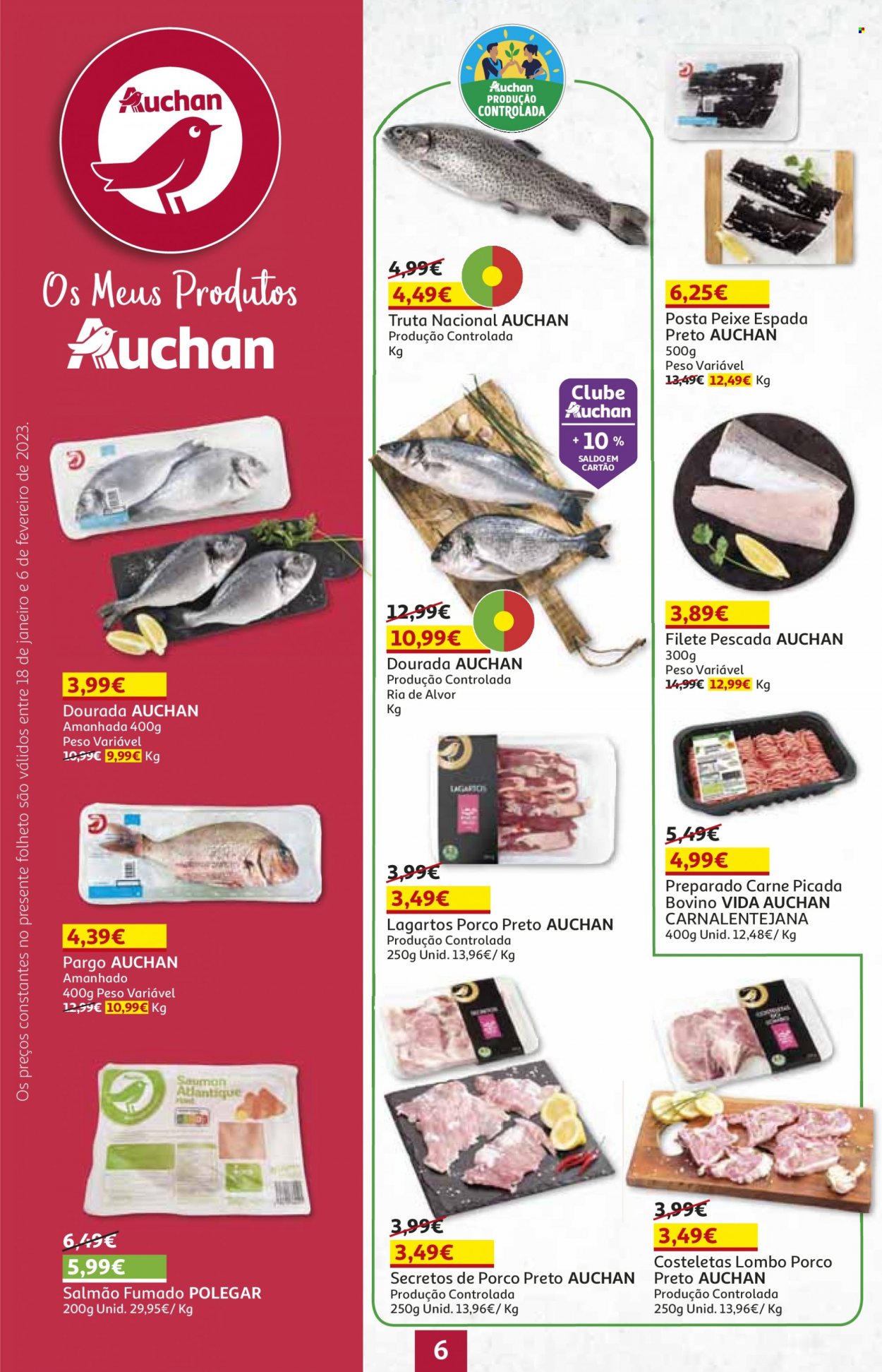 Folheto Auchan - 18.1.2023 - 6.2.2023. Página 6.