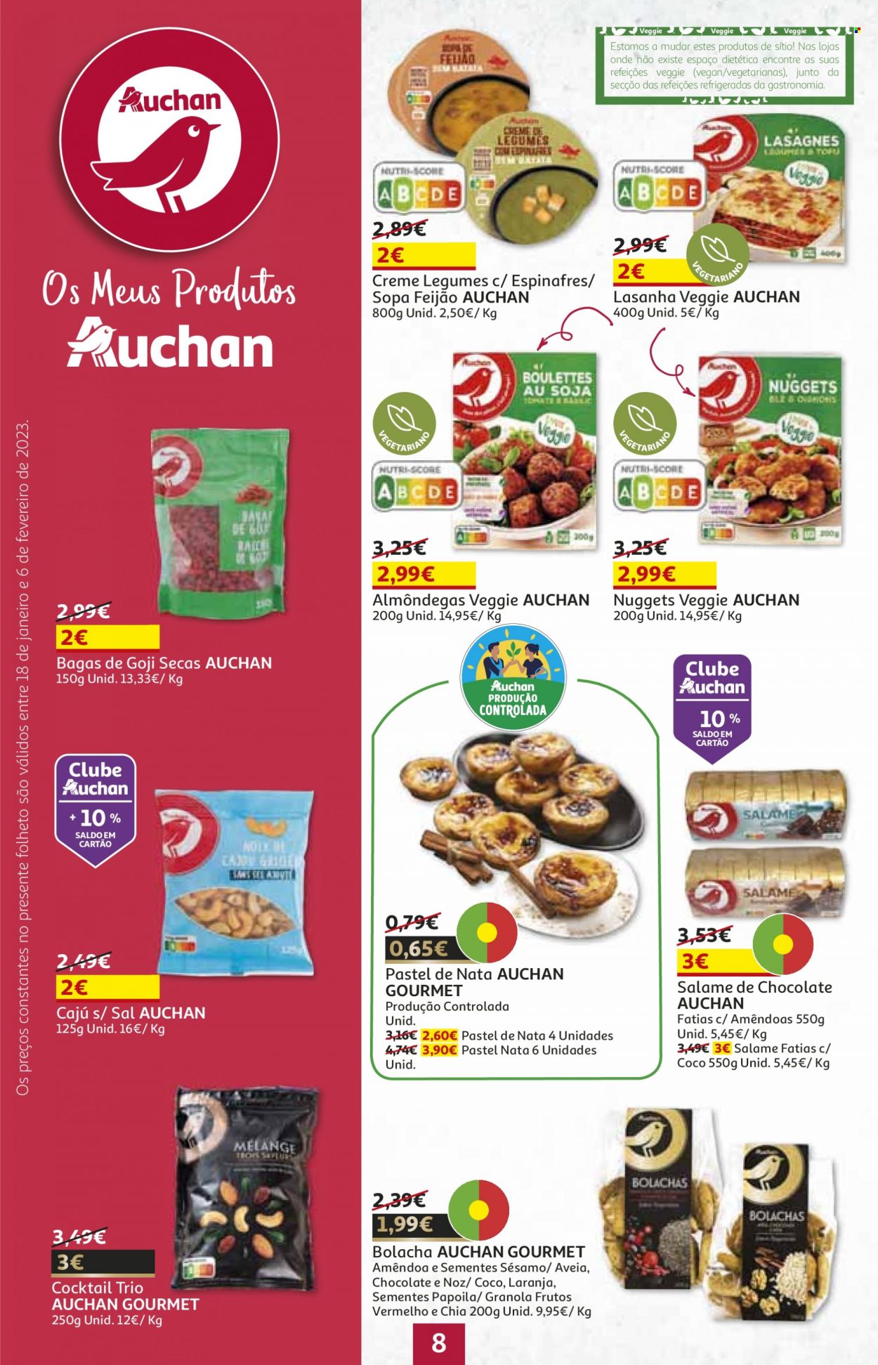 Folheto Auchan - 18.1.2023 - 6.2.2023. Página 8.