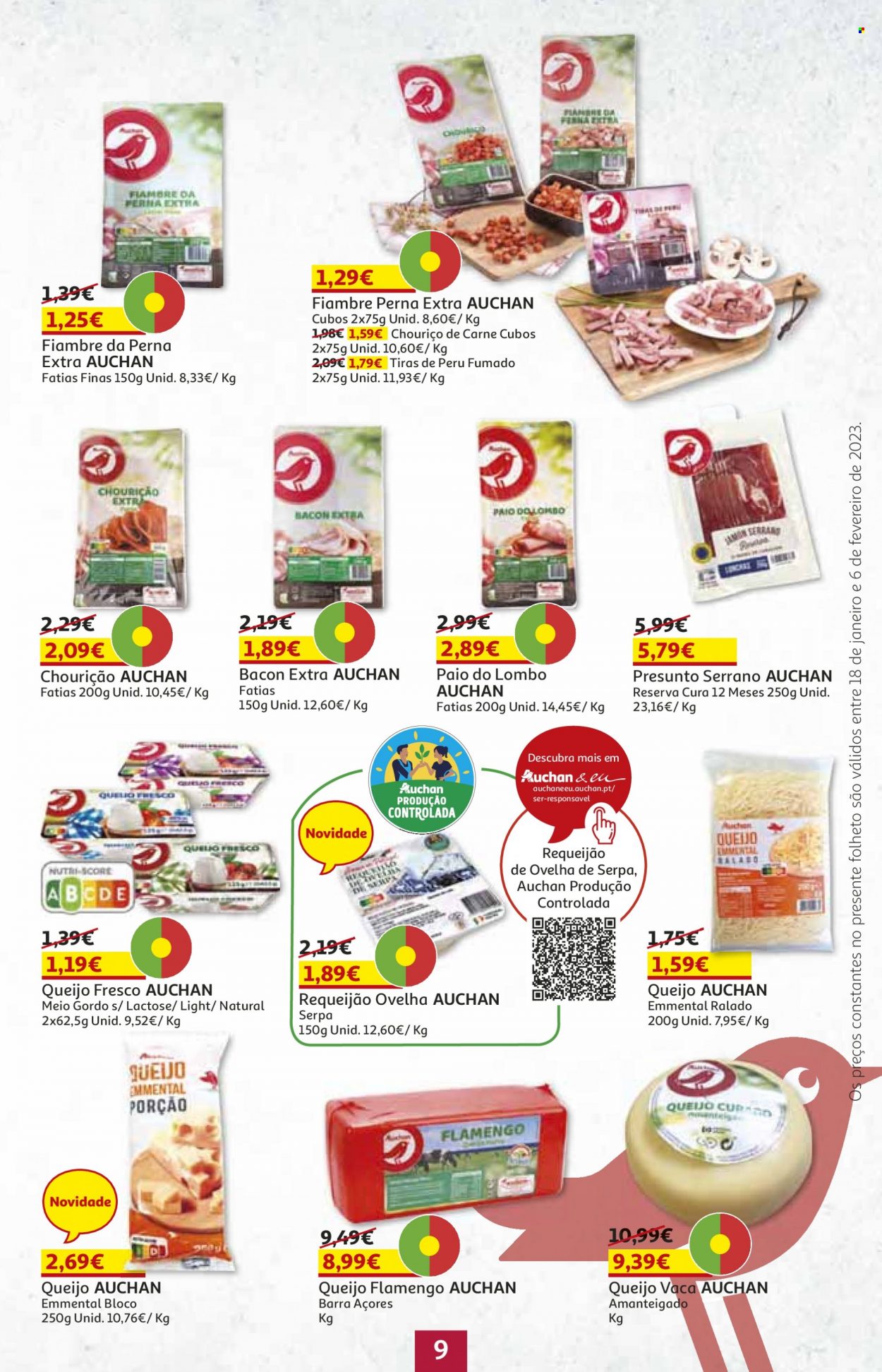 Folheto Auchan - 18.1.2023 - 6.2.2023. Página 9.