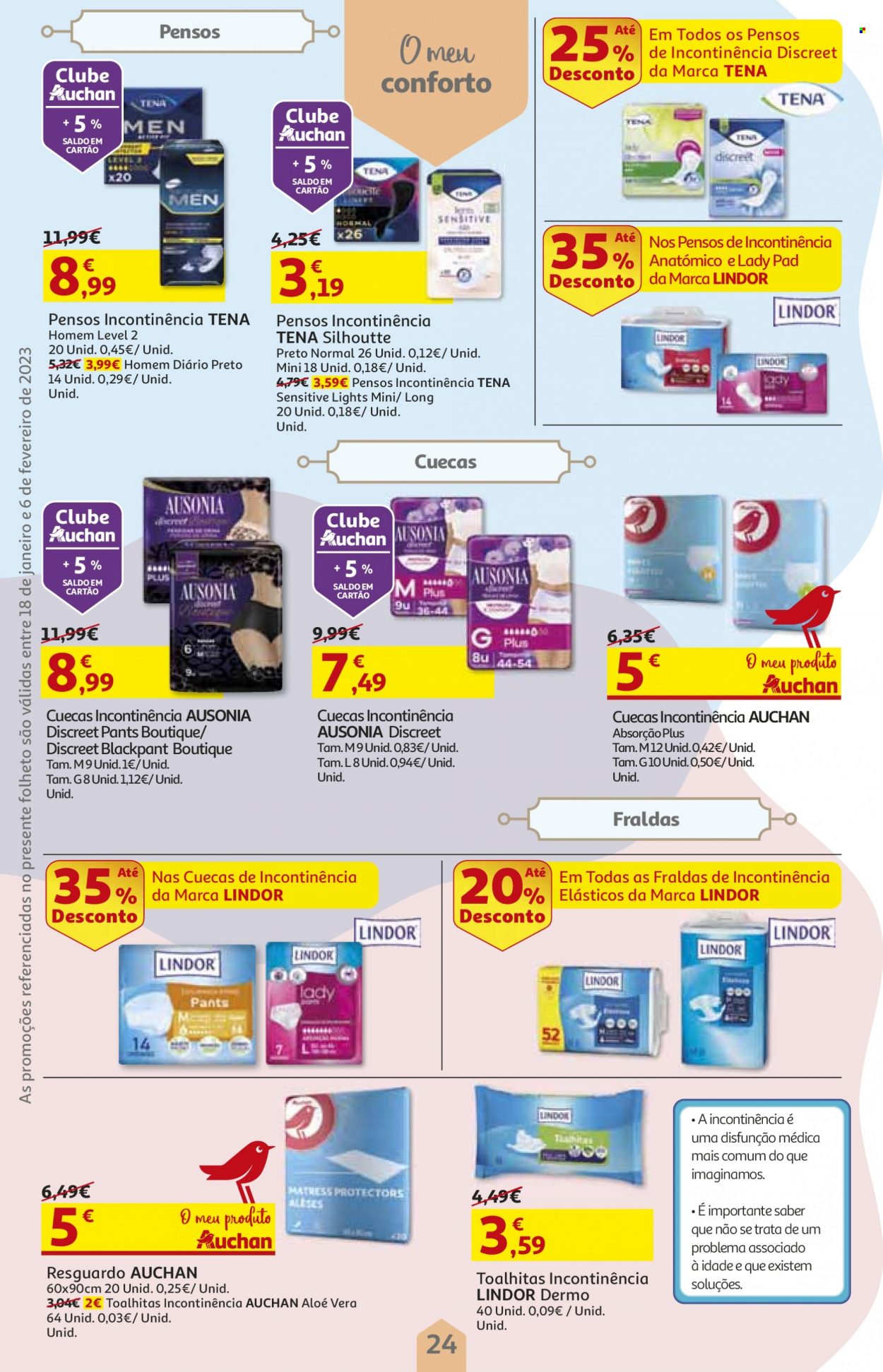 Folheto Auchan - 18.1.2023 - 6.2.2023. Página 24.