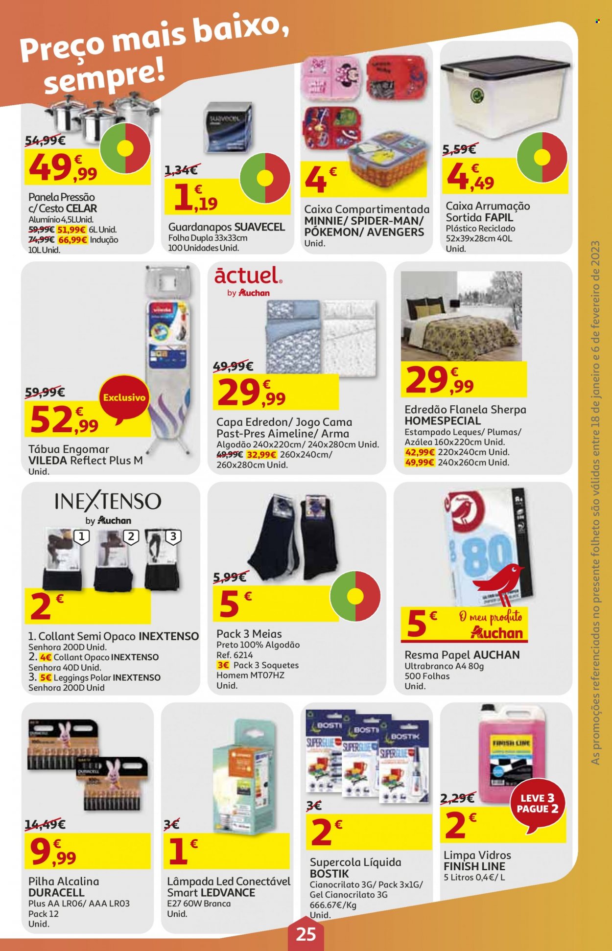 Folheto Auchan - 18.1.2023 - 6.2.2023. Página 25.