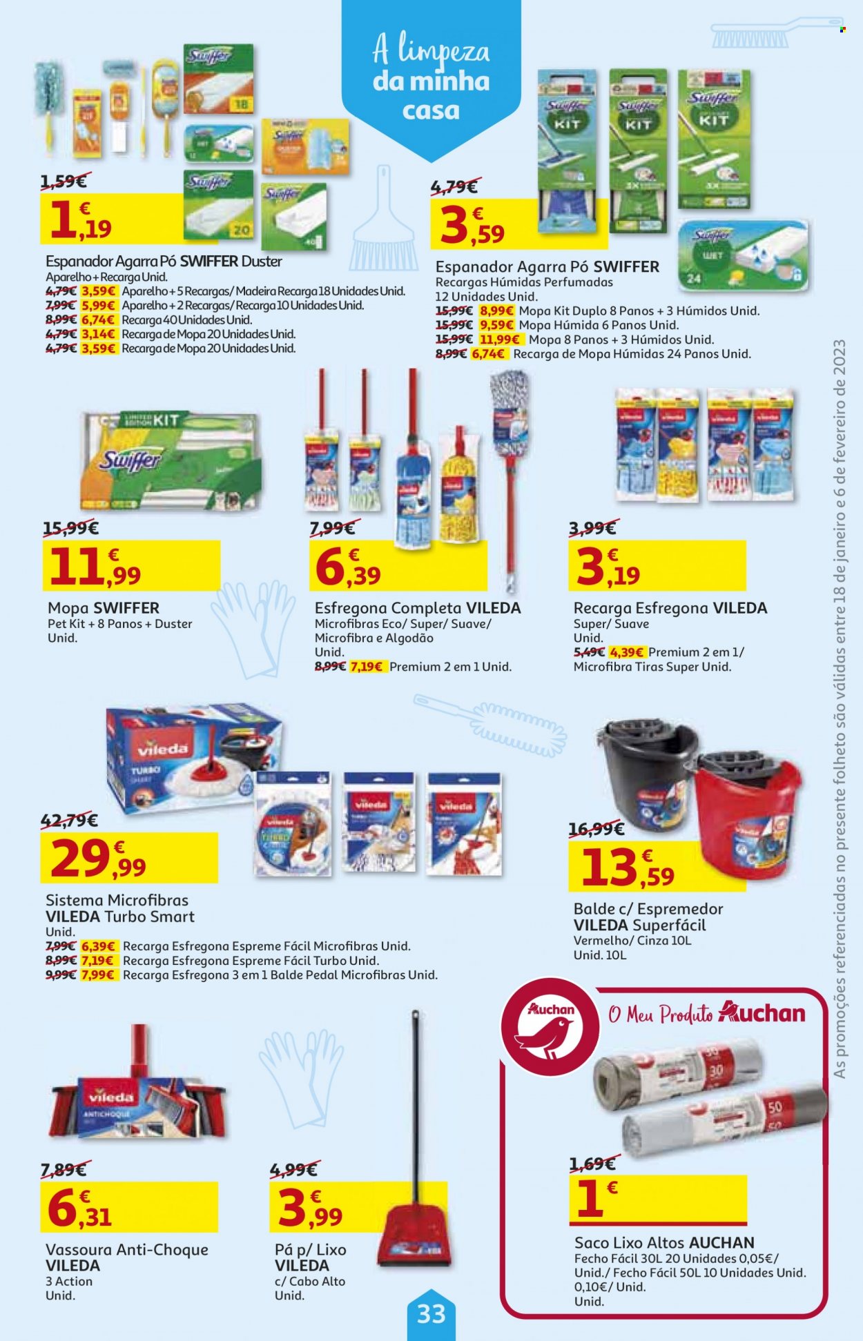 Folheto Auchan - 18.1.2023 - 6.2.2023. Página 33.