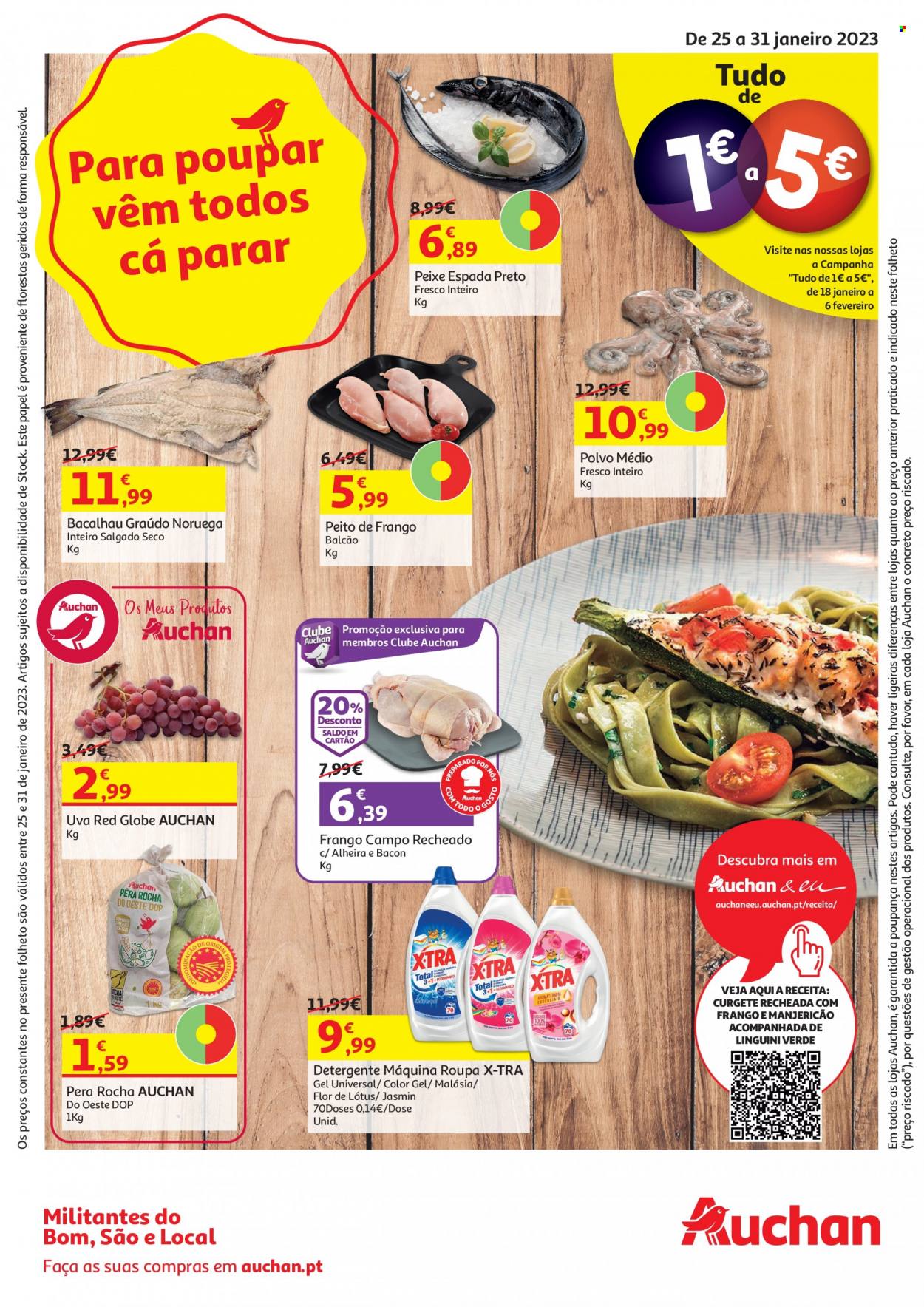 Folheto Auchan - 25.1.2023 - 31.1.2023. Página 1.