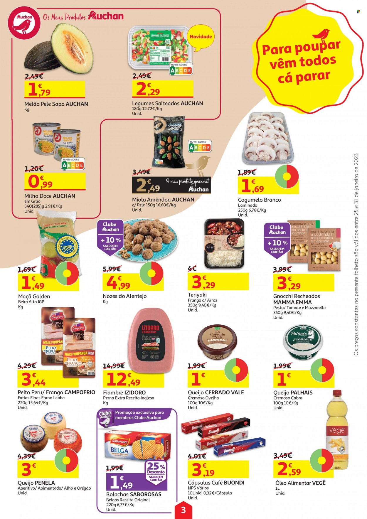 Folheto Auchan - 25.1.2023 - 31.1.2023. Página 3.