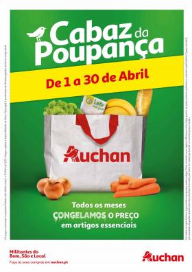 Auchan - Antevisão Cabaz Poupança abril