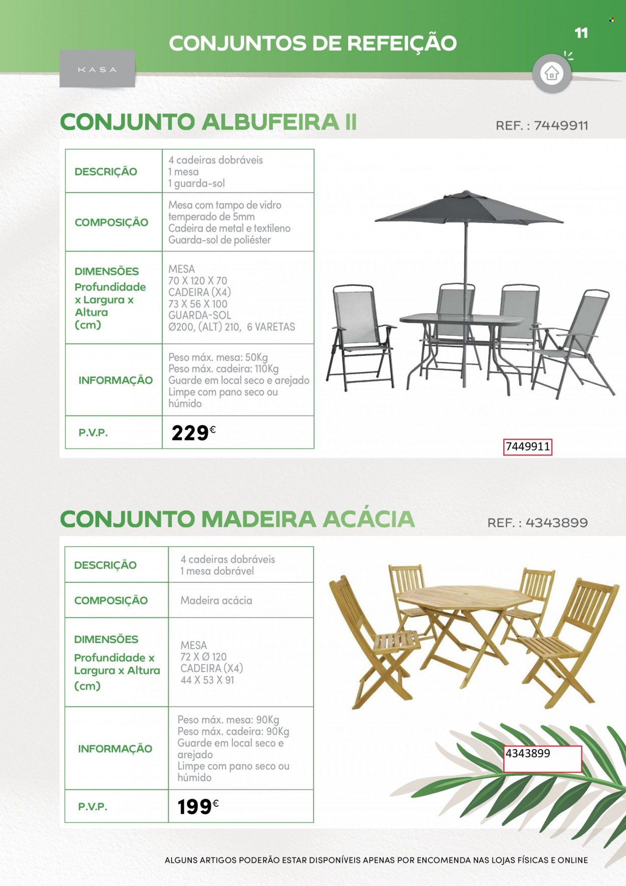 Folheto Continente - 11.5.2023 - 6.8.2023 - Produtos em promoção - mesa, mesa dobrável, cadeira, guarda sol. Página 11.