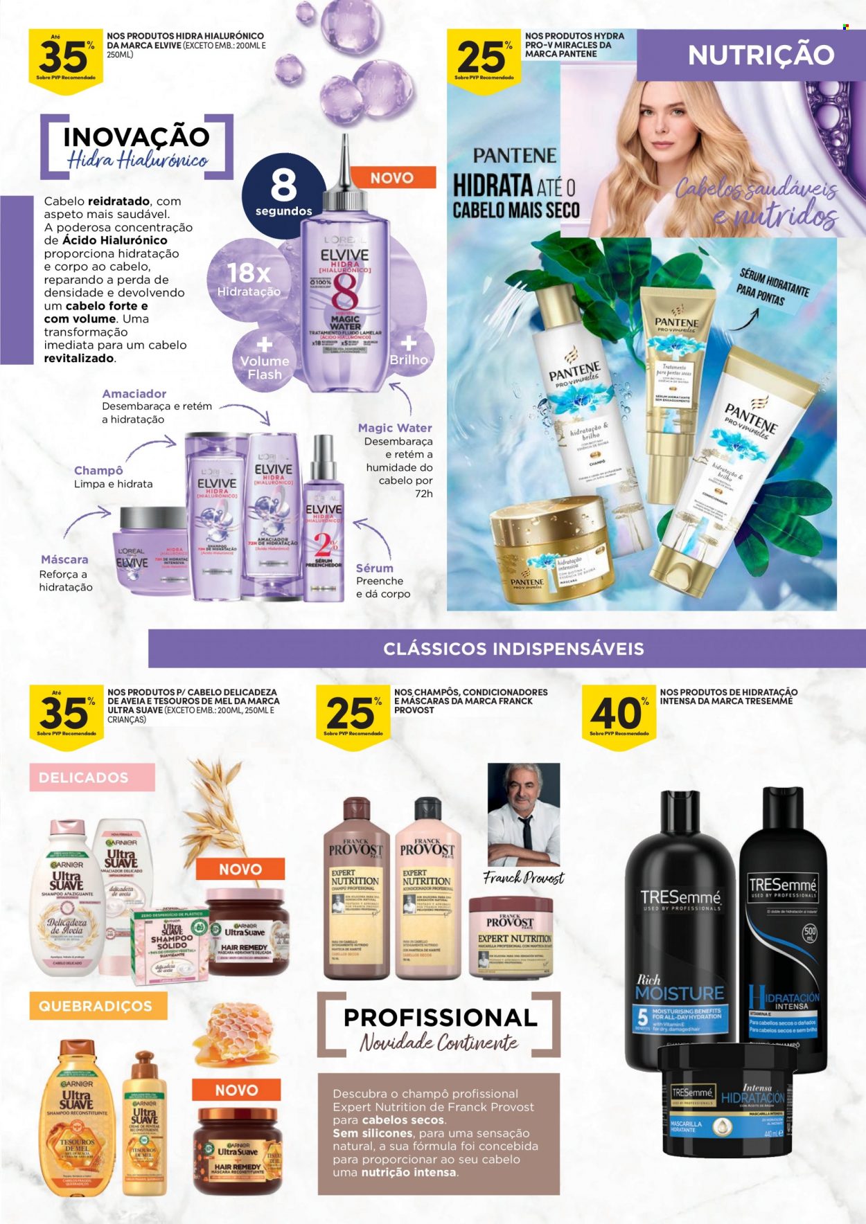Folheto Continente - 23.5.2023 - 4.6.2023 - Produtos em promoção - amaciador, shampoo, sérum, Pantene, Tresemmé. Página 5.