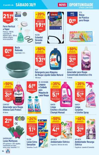 Produtos de limpeza e detergentes
