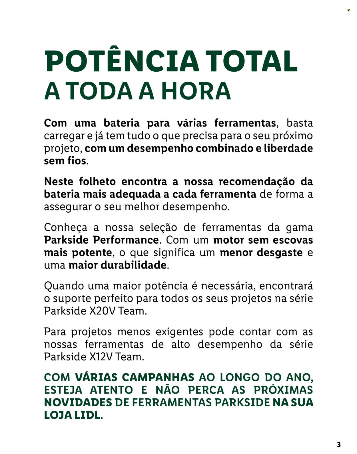 Folheto Lidl. Página 1