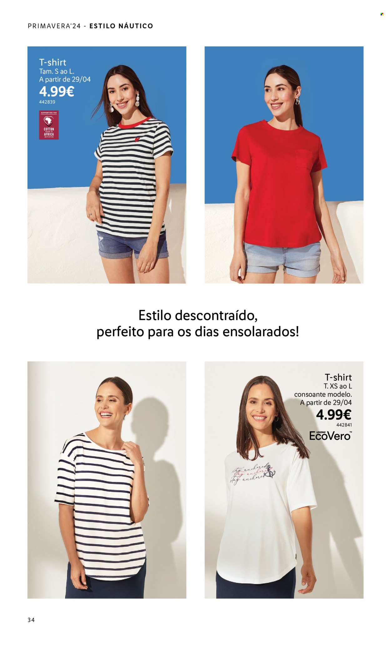 thumbnail - Folheto Lidl - Produtos em promoção - t-shirt, camiseta. Página 34.