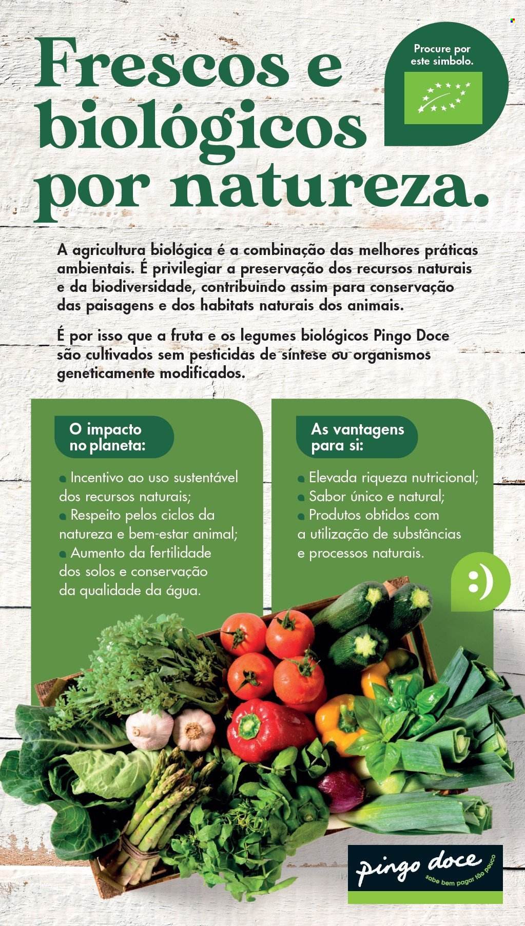 Folheto Pingo Doce. Página 1
