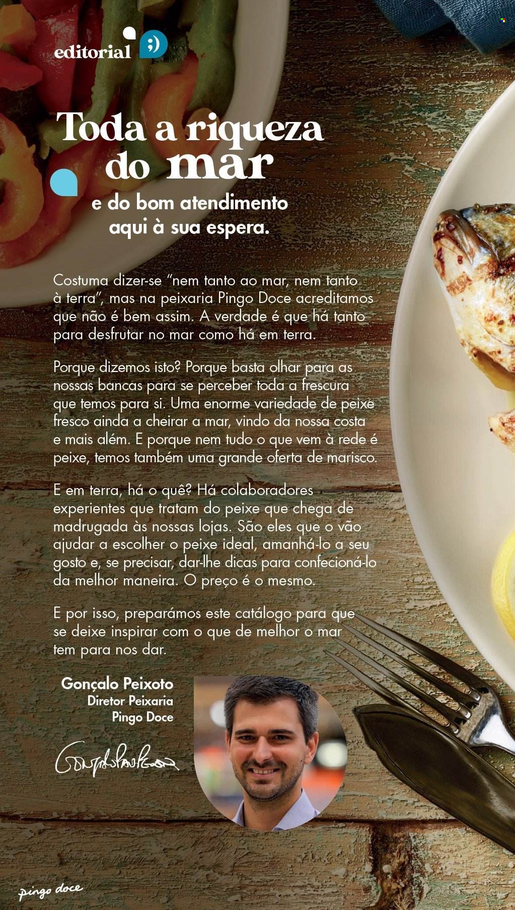 Folheto Pingo Doce. Página 1