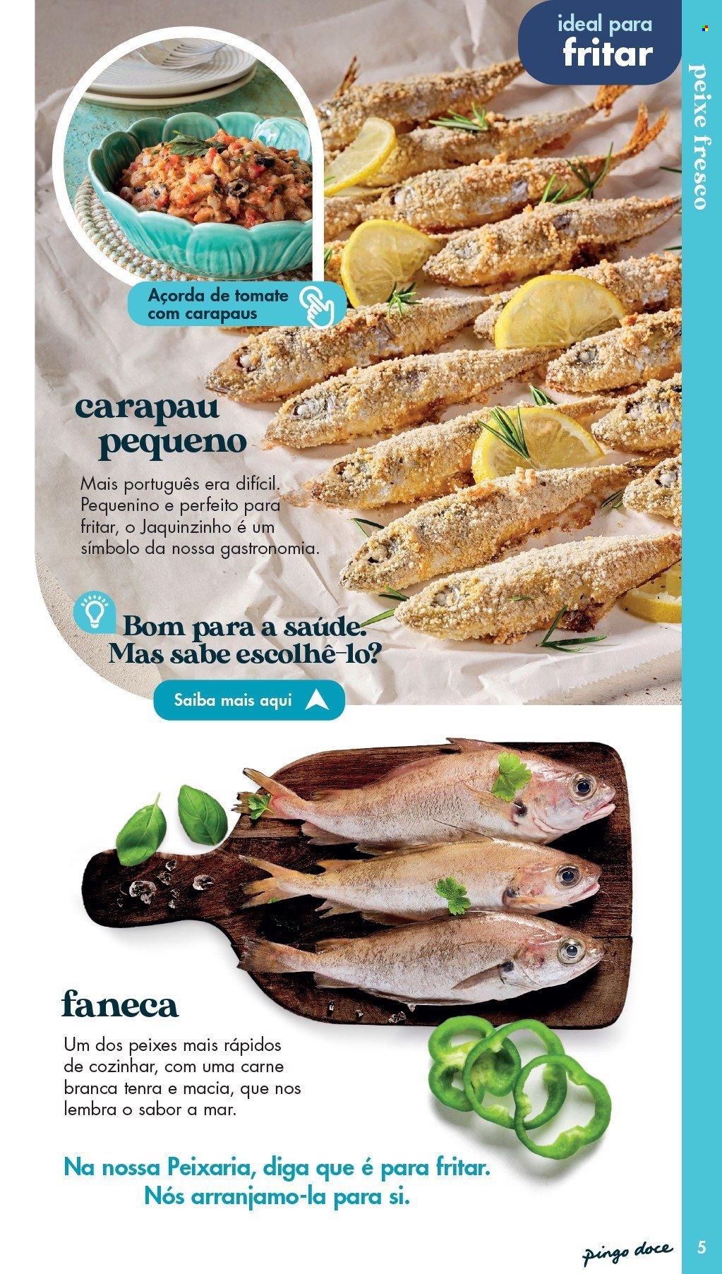 Folheto Pingo Doce. Página 1