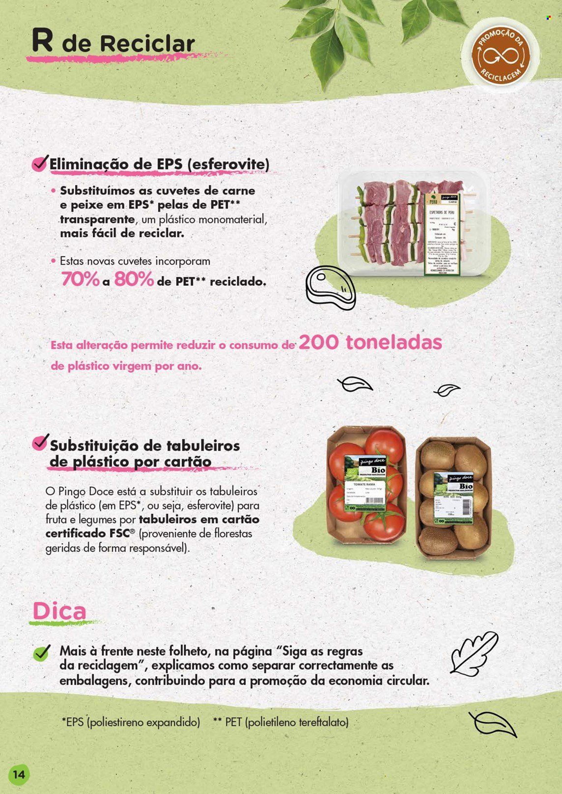 Folheto Pingo Doce. Página 1