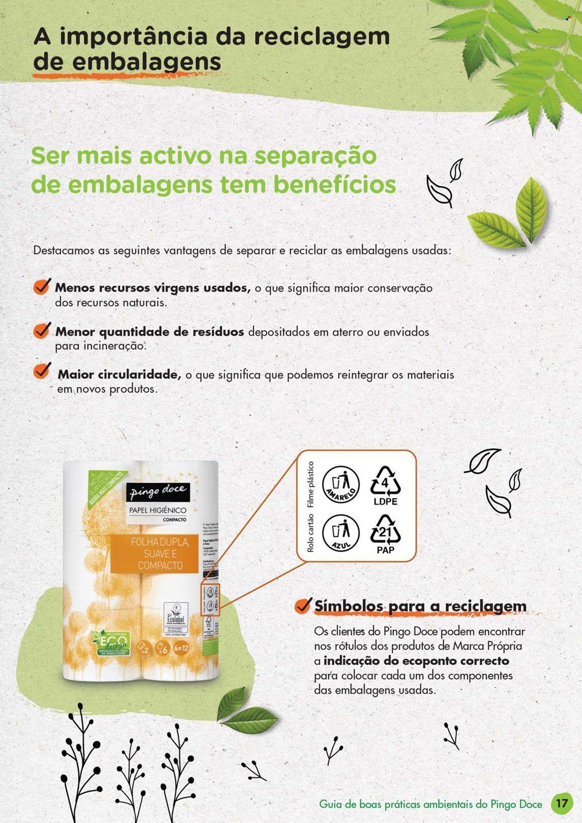 Folheto Pingo Doce. Página 1