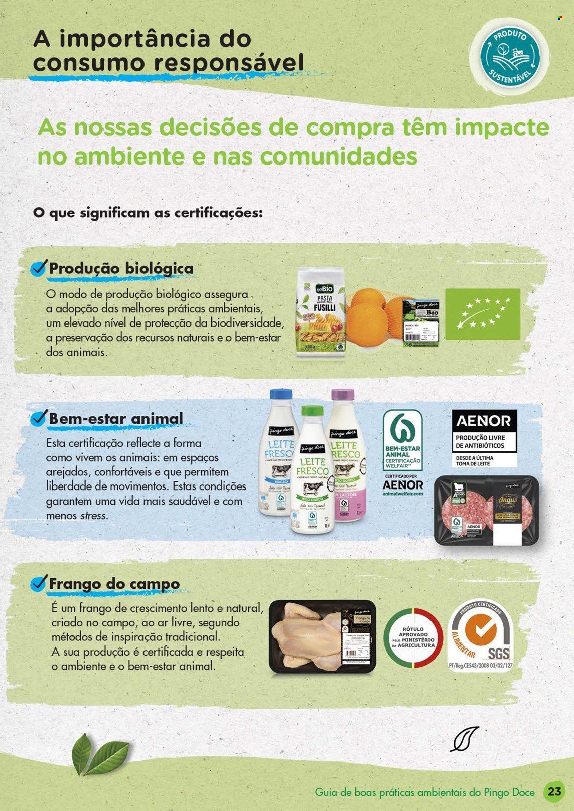 Folheto Pingo Doce. Página 1