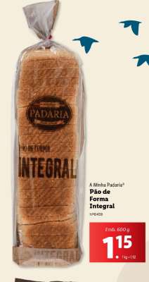 Pão de Forma Integral