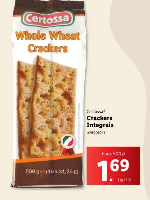 Certossa Whole Wheat Crackers