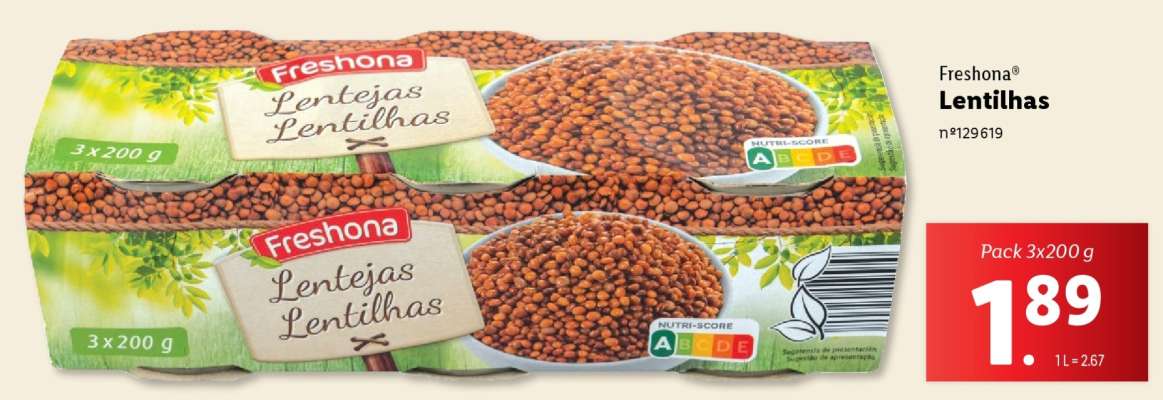 Freshona Lentilhas