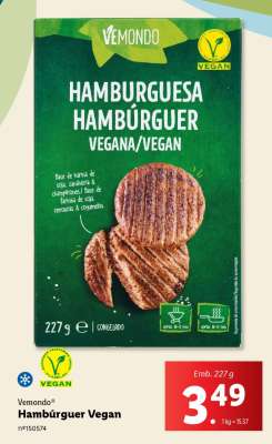 Vemondo Hamburger Vegan