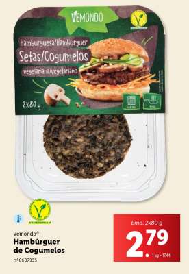 Vemondo Hambúrguer de Cogumelos