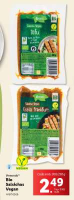 Vemondo Bio Salsichas Vegan