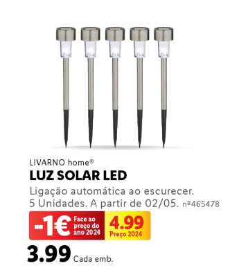 LIVARNO home® LUZ SOLAR LED