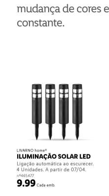 Iluminação Solar LED