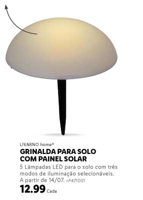 GRINALDA PARA SOLO COM PAINEL SOLAR