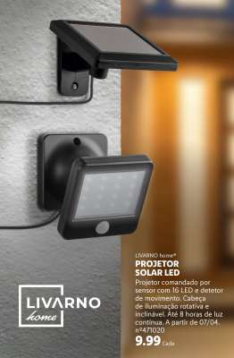 Projetor Solar LED
