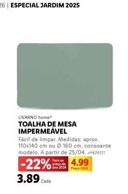 TOALHA DE MESA IMPERMEÁVEL