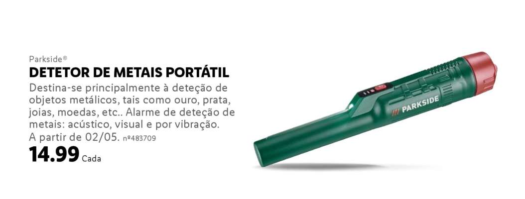 DETEOR DE METAIS PORTÁTIL